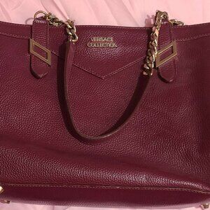 Burgundy Versace Shoulder/Crossbody bag